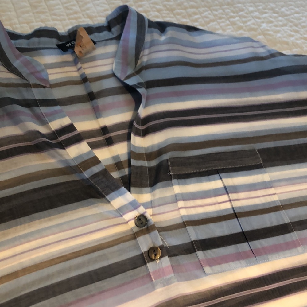 Medium Silk/ Cotton Blouse by Worth New York - Picture 2 of 6